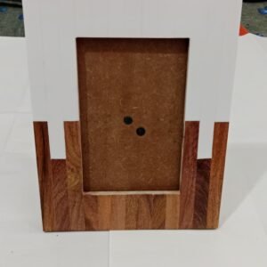 RB ARTISAN Wooden & Resin Photo Frame 7x5 Inch | MDF Back Stand | Modern Home Décor Frame