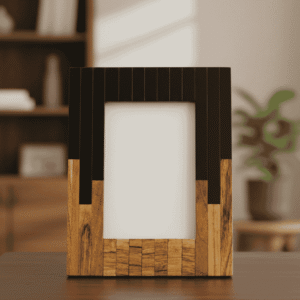 handcrafted Wood & Resin Photo Frame by RB Artisan